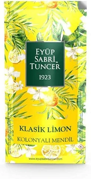 Kolonyalı Mendil Klasik Limon 150 Li Doypack Poşet 5X10 Küçük Boy 1 Paket ürün görseli 1