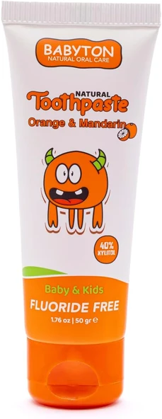 Babyton Organik Macunu Portakal Mandalina Aromalı 50Gr ürün görseli 1