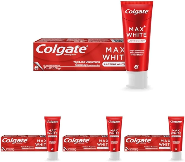 White Kalıcı Beyazlık Beyazlatıcı Macunu 75 Ml (1 X 75 Ml) 4Lü Paket ürün görseli 1