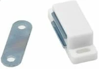 Beyaz Mıknatıslı Sineklik Çıt Çıt, 4.5 Cm, 5 Adet ürün görseli 1