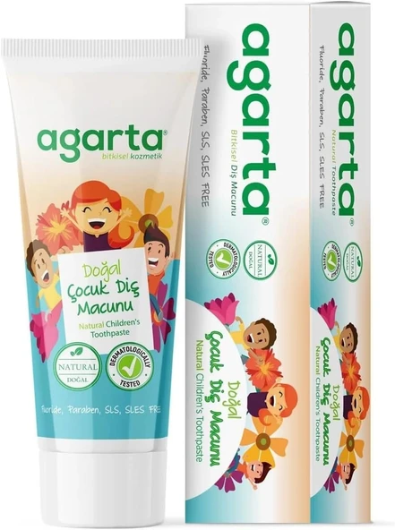 Doğal Florürsüz Çocuk Macunu Çilekli 75 Ml ürün görseli 1