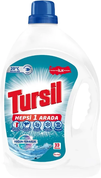 Tursil Yoğun Ferahlık Sıvı Çamaşır Deterjanı 33 Yıkama 2145 Ml ürün görseli 1