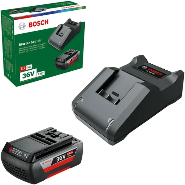 And Garden 36 Volt Akü Başlangıç Seti (1 Akü 36 V 2.0 Ah, Şarj Al 36V-20, Karton Pakette) ürün görseli 1