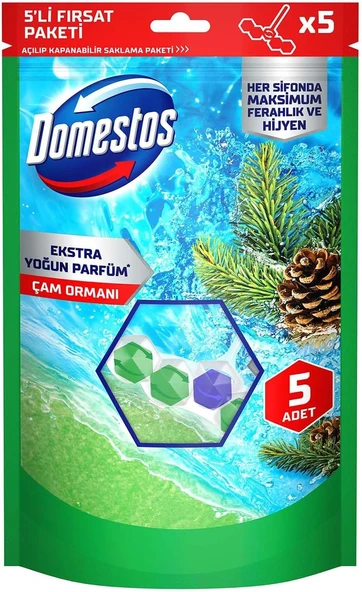 Tuvalet Bloğu Çam Ormanı 5'Li Güç, 250 Gram ürün görseli 1