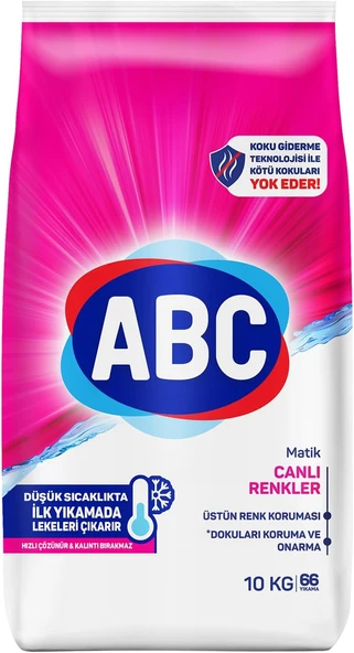 Abc Deterjan Matik Renkler 10 Kg ürün görseli 1