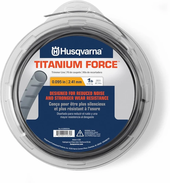 Husqvarna 639 00 51-04 Titaniumforce Düzeltici Hattı - 1 Lb .095 İnç ürün görseli 1