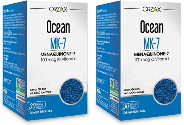 Orzax (Mk-7) 30 Hard Kapsül (2 Paketi) ürün görseli 1
