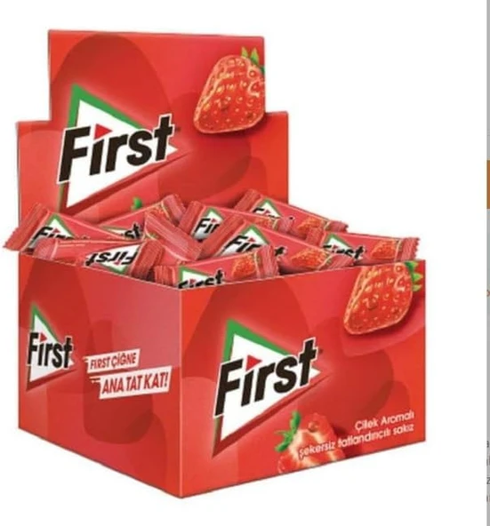First Çilek Aromalı Sakız 340 Gr ürün görseli 1