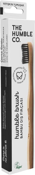 The Humble Co. Co Bambu Fırçası Yetişkin Sensitive Yumuşak Siyah ürün görseli 1