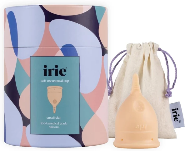 Irie Adet Kabı Regl Kabı Menstrüel Kap Menstrual Cup Alman Silikon (Nude, Small) ürün görseli 1