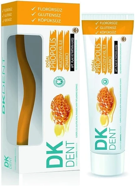 Dermokil Dk Dent Di̇ş Macunu 75Ml Propoli̇s+Firça ürün görseli 1