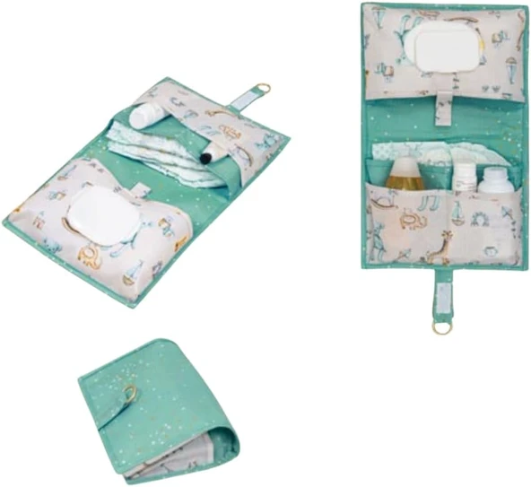 Katlanabilir Bebek Bakım Çantası – 24×40 Cm, Hafif Fonksiyonel, Bebek Bezi & Islak Mendil Düzenleyici, Taşınabilir Seyahat Alt Değiştirme Organizatörü ürün görseli 1