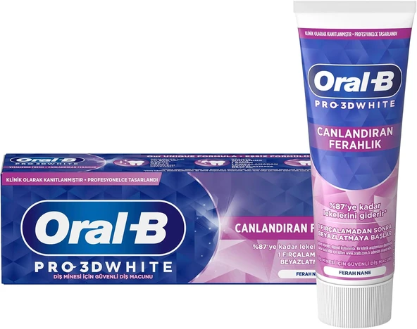 3D White Canlandıran Ferahlık Macunu 75 Ml ürün görseli 1
