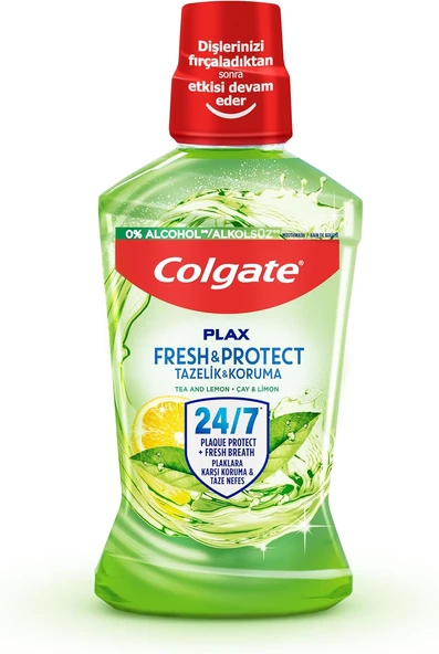 Plax Çay Limon Plağa Karşı Ağız Bakım Suyu 500 Ml ürün görseli 1