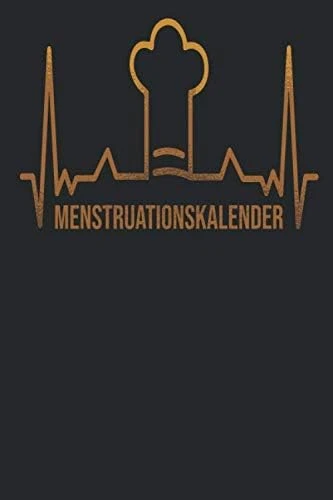 Menstruationskalender: Mein Tage Buch (53 Wochen) Dokumentation Der Menstruation Ganz Einfach ! Tagebuch Für Die Regel A5 Softcover. : Heartbeat Koch Mütze (German Edition) ürün görseli 1