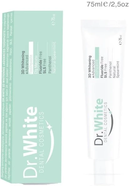 Dr.White 3D Whitening + Advanced Macunu 75Ml ürün görseli 1