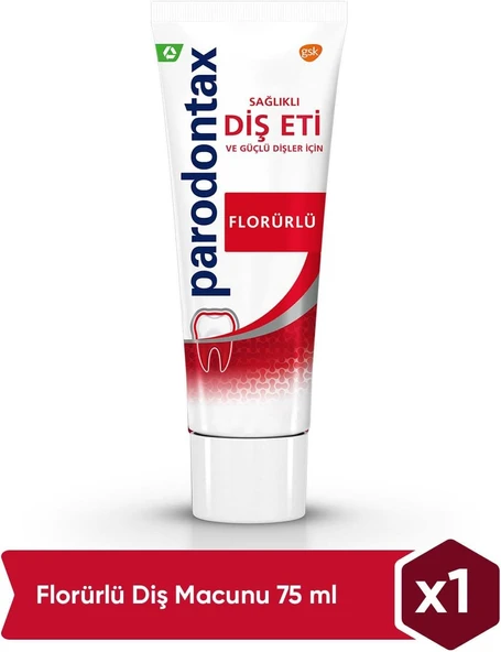 Parodontax Geliştirilmiş Tat Eti Kanamasını Önlemeye Günlük Florürlü Macunu (1 X 75 Ml) ürün görseli 1