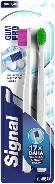 Signal Nazik Eti Bakımı 2'Li Yumuşak Fırçası ürün görseli 1