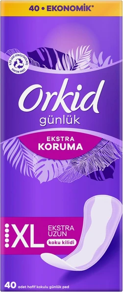Orkid Extra Koruma Günlük Ped Extra Uzun 40 Adet Ped ürün görseli 1
