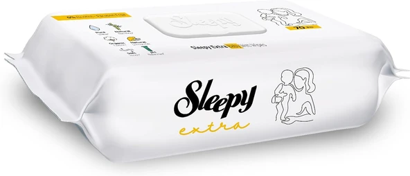 Sleepy Extra Hassas Islak Havlu 70 Yaprak ürün görseli 1