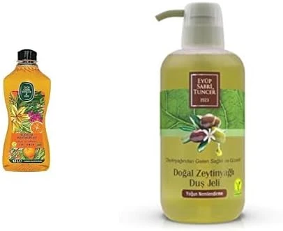 Doğal Zeytinyağlı Sıvı Sabun, Bodrum Mandalinası, 1,5 L Pet Şişe (1 X 1500 Ml) Xeyüp Doğal Zeytinyağlı Duş Jeli (600 Ml) ürün görseli 1