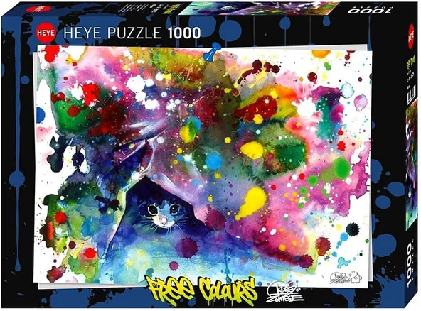 Heye 29825 Meow Standard 1000 Parça, Lara Zombie, Free Colours ürün görseli 1