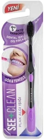 See+ Clean Dental Işıklı Fırçası Mor ürün görseli 1