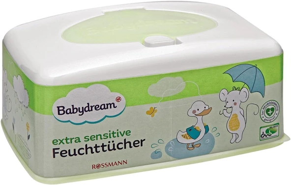 Babydream Bebek Islak Mendil Çok Hassas Cilt, Aloe Veralı 80'Li ürün görseli 1