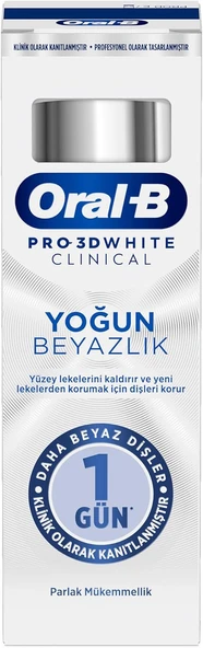 3D White Clinical Yoğun Beyazlık Parlak Mükemmellik Macunu 75 Ml ürün görseli 1