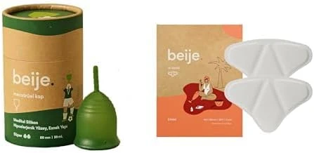 Beije Süper Menstrüel Kap + 2'Li Isı Bandı ürün görseli 1