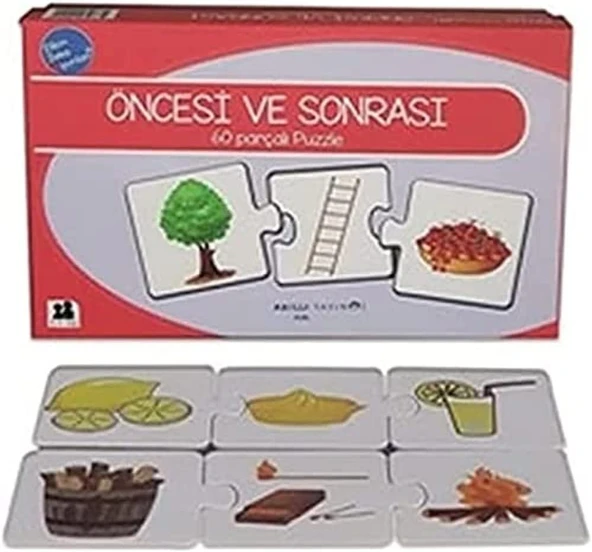 Ezo Etkin Zeka Oyunları, Öncesi Sonrası Puzzle 60 Parça Puzzle (Kapak Değişebilir) ürün görseli 1