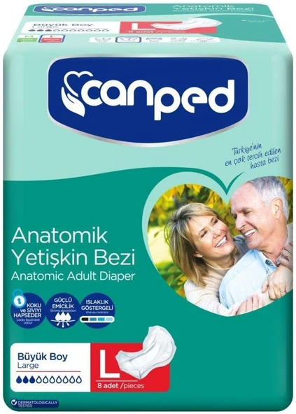 Canbebe Canped Anatomik Hasta Bezi, Large ürün görseli 1