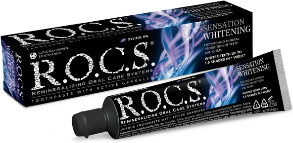 R.O.C.S. Sensation Whitening Beyazlatıcı Macunu (1 X 74 G) ürün görseli 1