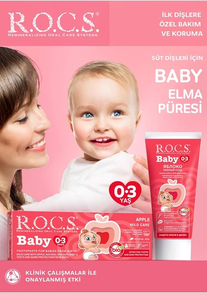 R.O.C.S. R.O.C.S Baby Macunu Elma Püresi 0-3 Ay ürün görseli 1