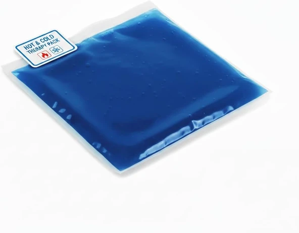 Sıcak Soğuk Jel Kompres Torbası – Yeniden Kullanılabilir Buz Torbası, Isıtılabilir Jel Ped, Kas Eklem Ağrısı, Spor Yaralanmaları, Ateş Şişlik İçin (Mavi, 12X12) ürün görseli 1