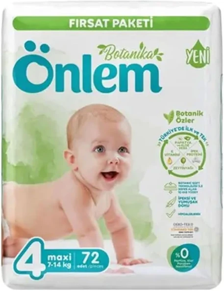 Önlem Botanika Bebek Bezi Fırsat Paketi Maxi 72 Adet ürün görseli 1