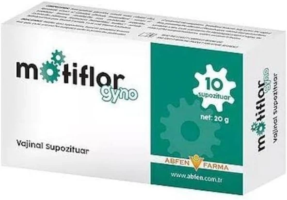 Motiflor Gyno Vajinal Supozituar 10 Adet ürün görseli 1