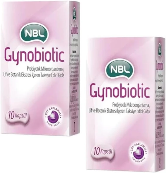 Nbl Gynobiotic Mikro Organizma, 10 Kapsül X 2 8699540150089-2 ürün görseli 1