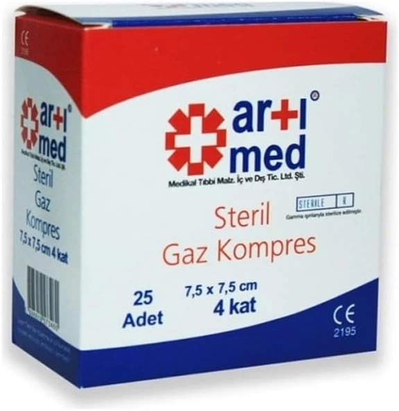 Artimed Gazli Kompres 25 Li ürün görseli 1