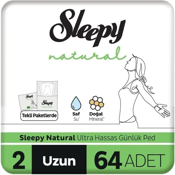 Naturel Günlük Ped 64 Lü ürün görseli 1
