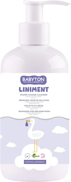Babyton Doğal Liniment Bebek Bezi Değiştirme Temizleyici Pişik Önleyici 400 Ml ürün görseli 1