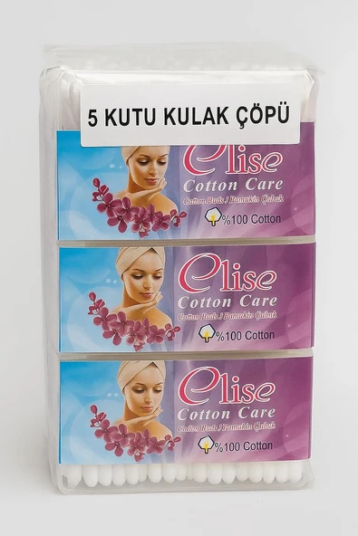 Nistabolje 5 Kutu Kulak Çöpü Pamuklu Kulak Temizleme Çubuğu ürün görseli 1