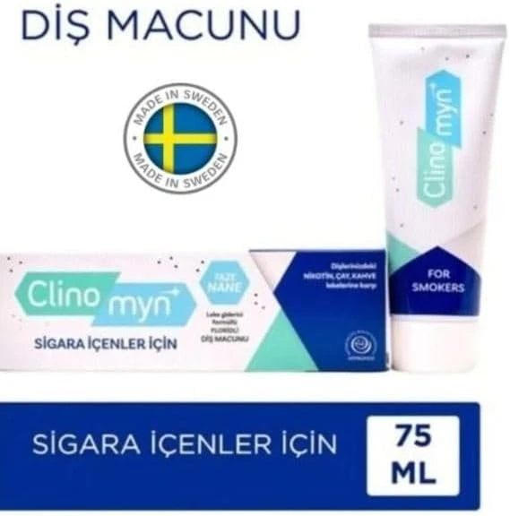 Clinomyn Içenler Için Smokers Beyazlatan Macunu 10X75 Ml ürün görseli 1