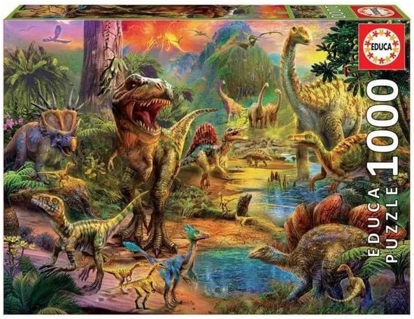 Edu-Puz. 1000 Land Of Dınosaurs 17655 ürün görseli 1