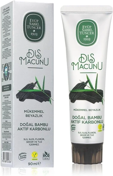 Sabri̇ Doğal Bambu Karbonlu Macunu, 90Ml ürün görseli 1