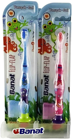 Banat Flip Flap Çocuk Fırçası, Çok Renkli ürün görseli 1