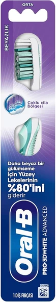 Pro-3Dwhite Advanced Beyazlık Fırçası, Orta Sertlik ürün görseli 1