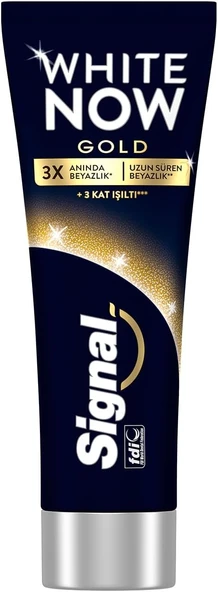 Signal White Now Macunu Gold 3 Kat Işıltı 75 Ml ürün görseli 1
