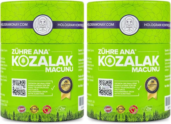 Zühre Ana Kozalak Macunu Çam Kozalağı Macunu 2 Adet Hologramlı Ürün ürün görseli 1