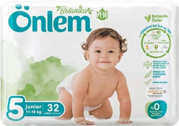 Önlem Botanika Bebek Bezi İkili Paket Junior 32 Adet ürün görseli 1